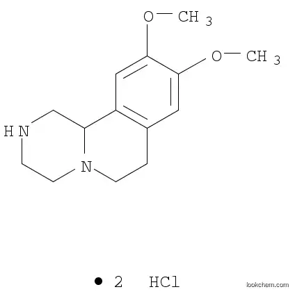 Molecular Structure of 109473-56-5 (9,10-dimethoxy-2,3,4,6,7,11b-hexahydro-1H-pyrazino[2,1-a]isoquinoline dihydrochloride)